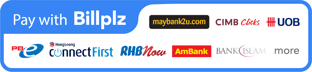 Billplz (online banking) (FREE POSTAGE)